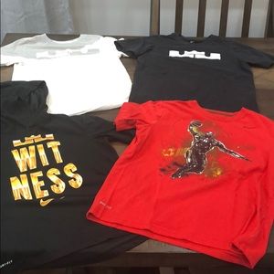 4 Lebron James Nike shirts